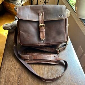 BG Basic Gear Leather Camera Bag Vintage Rustic crossbody bag